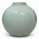 Large celadon glazed stoneware round vase – Le Cep, Villenauxe-la-Grand
