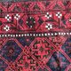 Pretty rug old belgian Afghan Turkmen handmade 100x180 cm