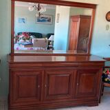 Sideboard & mirror Louis Philippe style