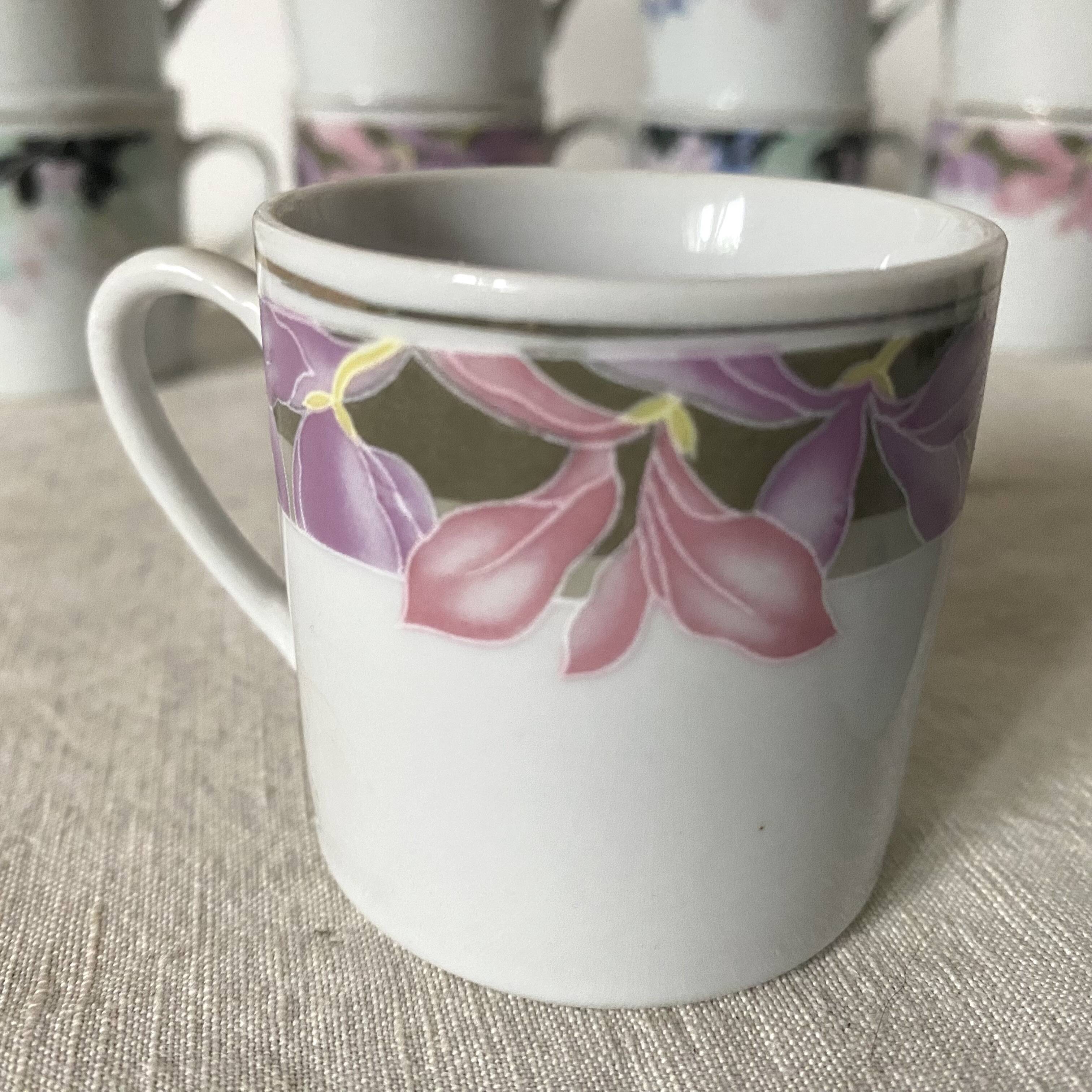 80s Mismatched Coffee Mugs