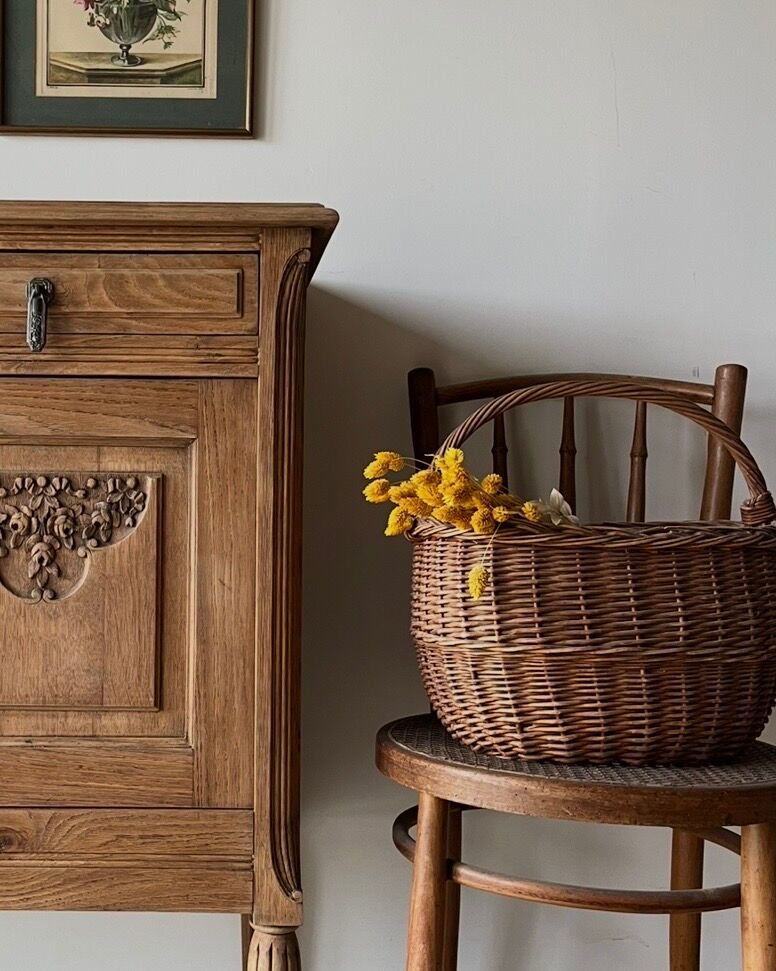 Carved oak sideboard