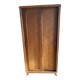 Scandinavian wooden wardrobe with sliding doors