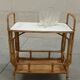 Vintage bamboo and rattan bar service