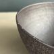 Pair of black lacquered metal catchall bowls