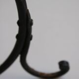 Large Wrought Iron Floor Candelabra, 1950s