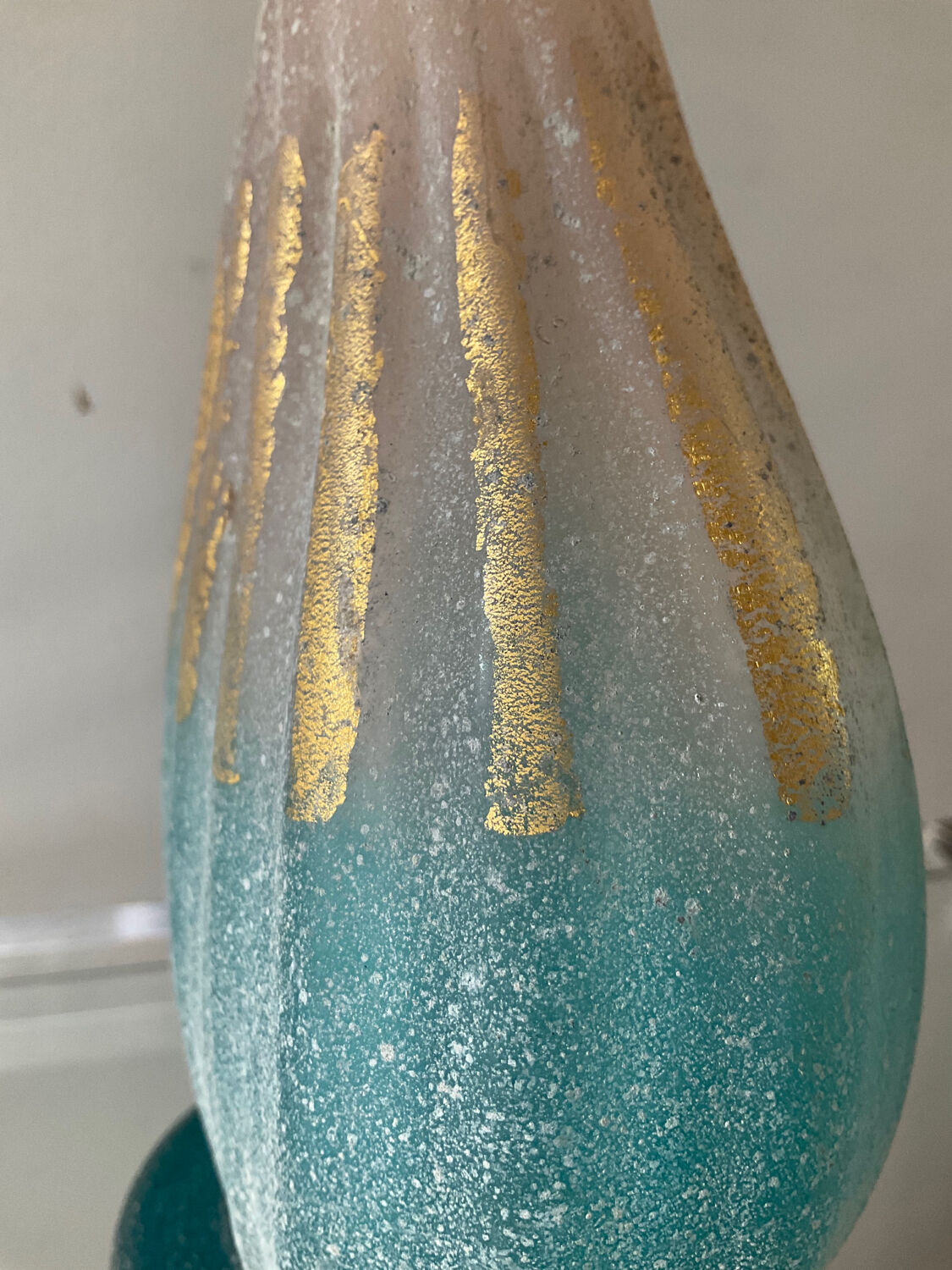 Vintage Scavo carafe in glass paste 60s