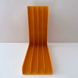 70s record stand Gustavberg yellow, Sweden