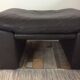 Pouf ottoman Jori en cuir des années 70-80