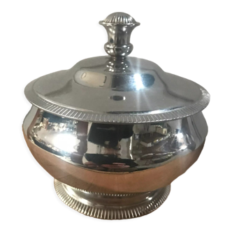 Stainless steel sugar bowl remy letang 80s