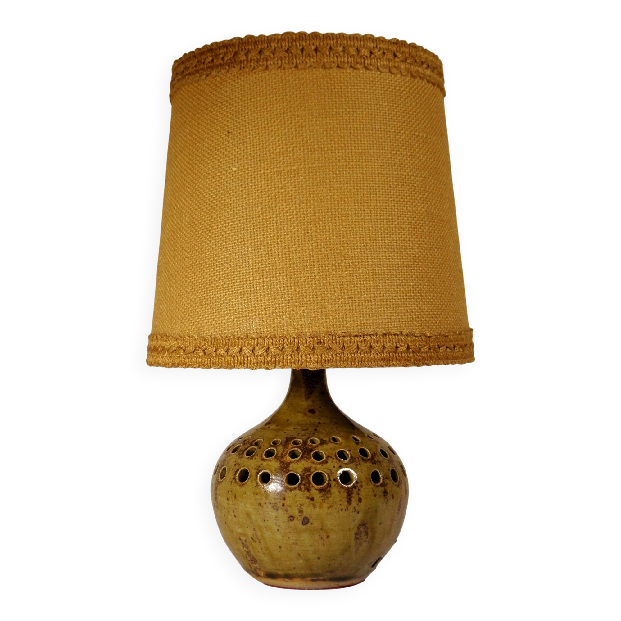 Lampe en gres années 70