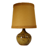 Lampe en gres années 70