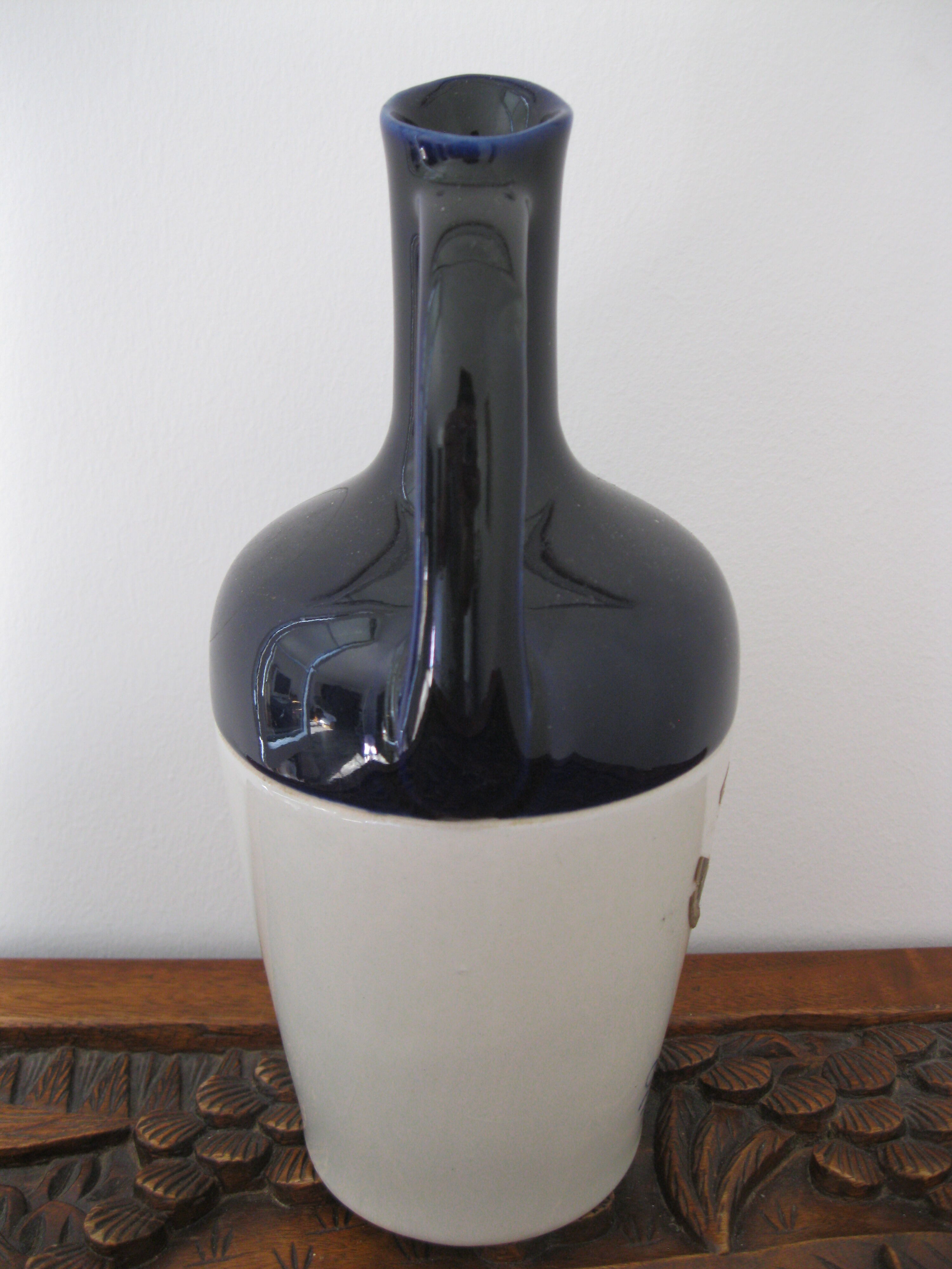 Old ceramic bottle from the 50s