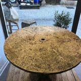 Table de jardin faux bois style Rocaille