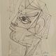 Portrait surréaliste, visage d'Apollon, Jean Cocteau