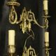 Pair of sconces with Louis XVI laurel garlands from the 19th century - Émile Muller