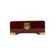 Vintage chinese wooden jewelery box jewelery red lining copper 20cm