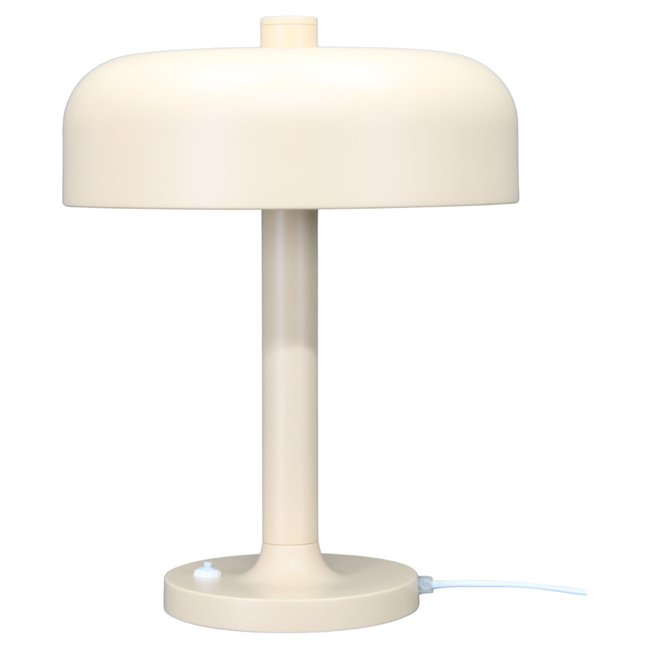Josef Hurka Napako Mid Century Beige Table Lamp 1970s