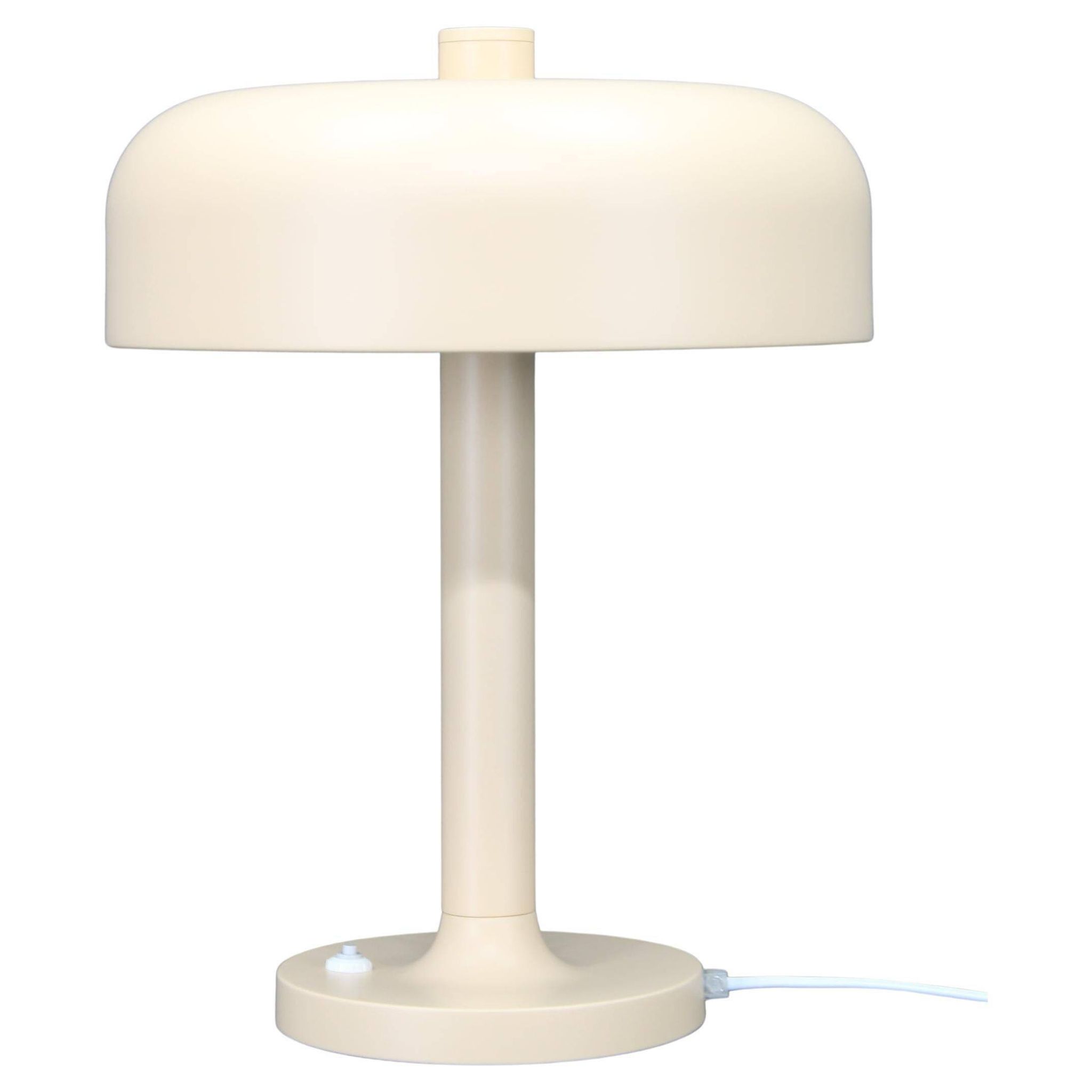 Josef Hurka Napako Mid Century Beige Table Lamp 1970s