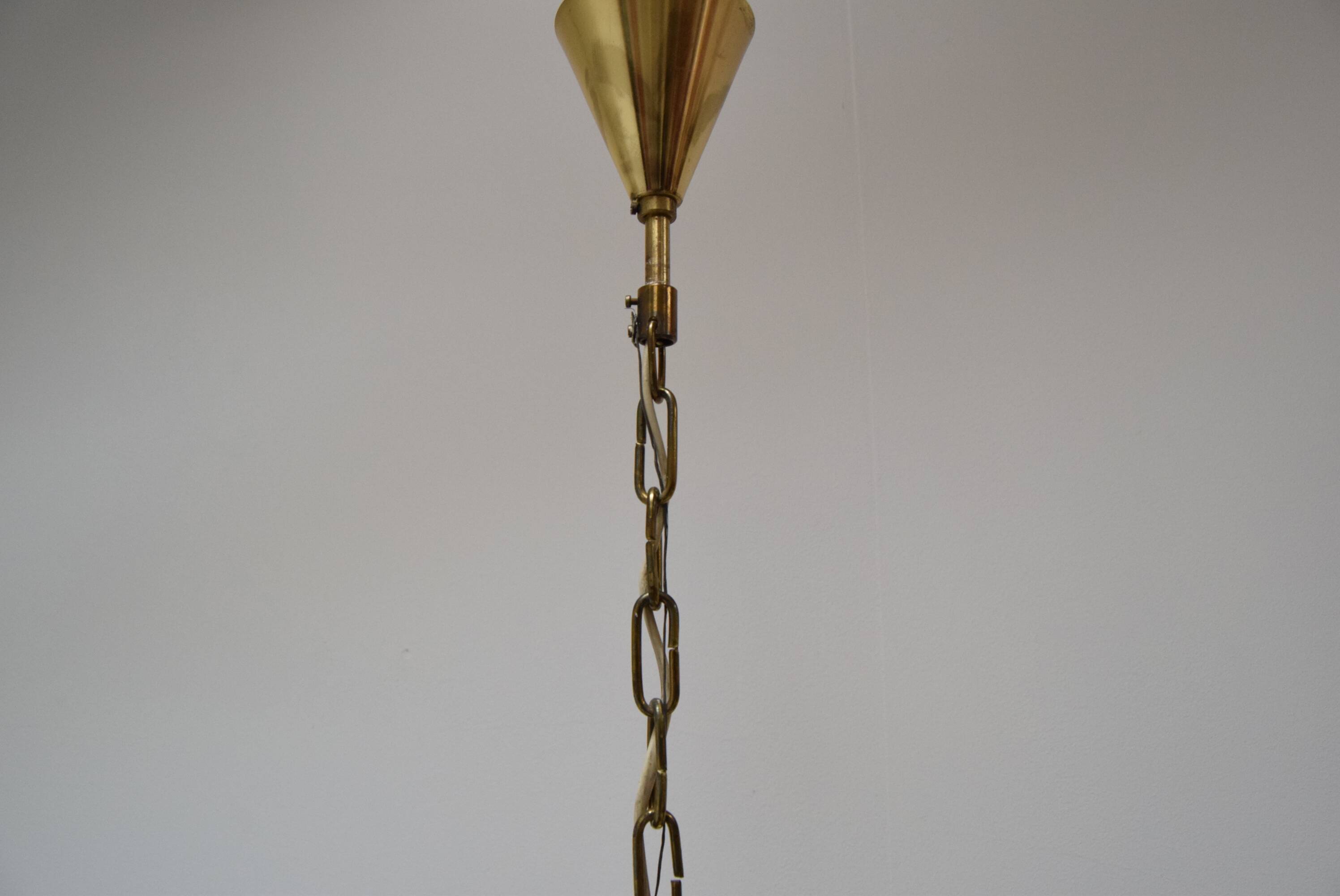Mid-century Chandelier by Kamenicky Senov, Czechoslovakia, 1970's.