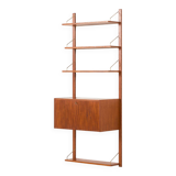 Scandinavian teak wall unit with a secretaire