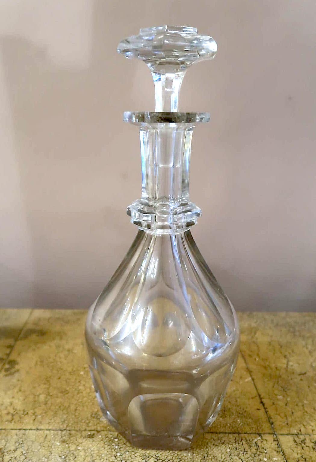 Pair of Baccarat carafes model Harcourt