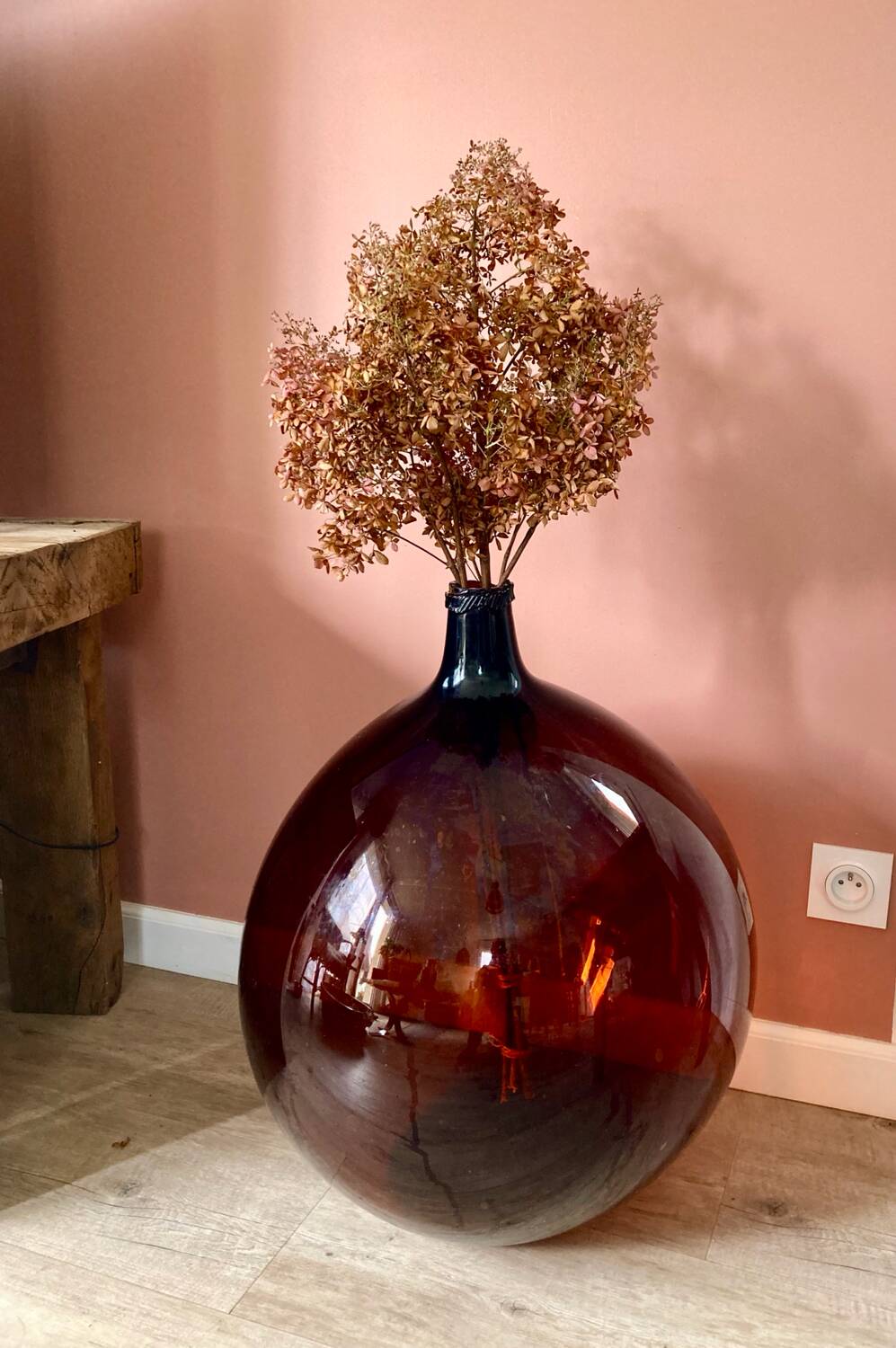 Amber antique demijohn 50L