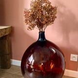 Old amber demijohn 50L