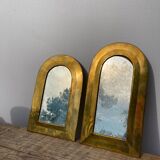 Ethnic Mirror Duo Ancient Golden - Middle Eastern Ice