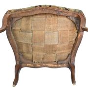 Louis XV period cabriolet armchair stamped MDLP by Martin Delaporte