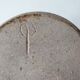 Pyrite stoneware ceramic vase, diabolo shape, signed Monogram Phi