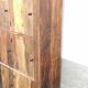 Nine-door wardrobe in old wood