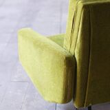 Set de salon canapé - 2 fauteuils design 1960 par Paul Geoffroy Troika Airborne