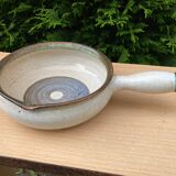 Earthenware pan signed la roue vallauris