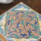 Ceramic and wood trivet