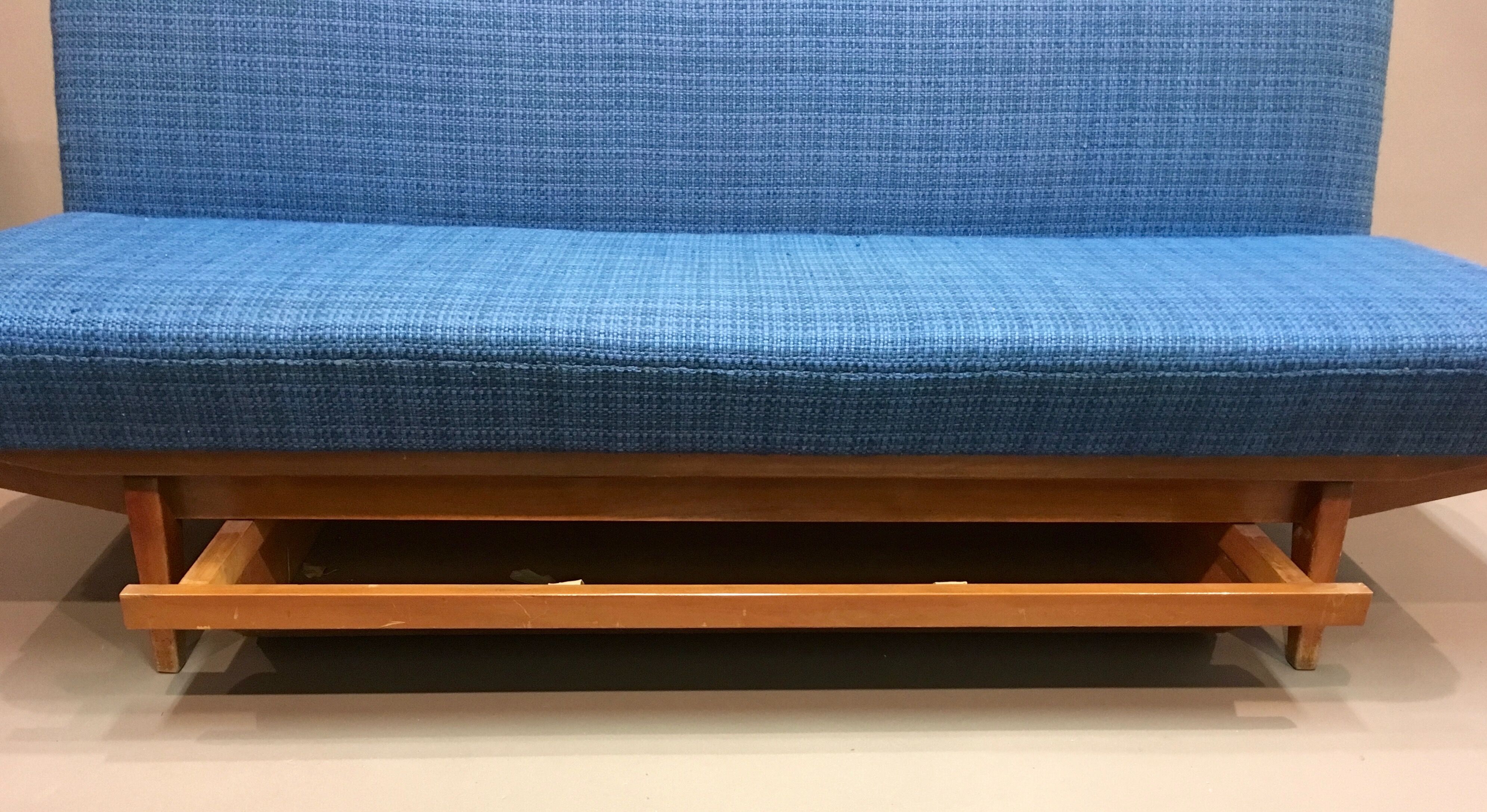 Scandinavian blue daybed couch