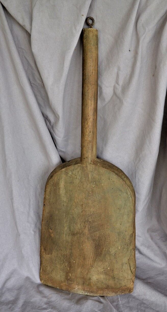 Very old wooden shovel