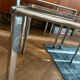 Chrome nesting tables designed and produced by Fratelli Orsenigo.