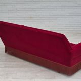 1970s, Danish 3 seater sofa by Ryesberg Møbler, original condition, velour fabric.