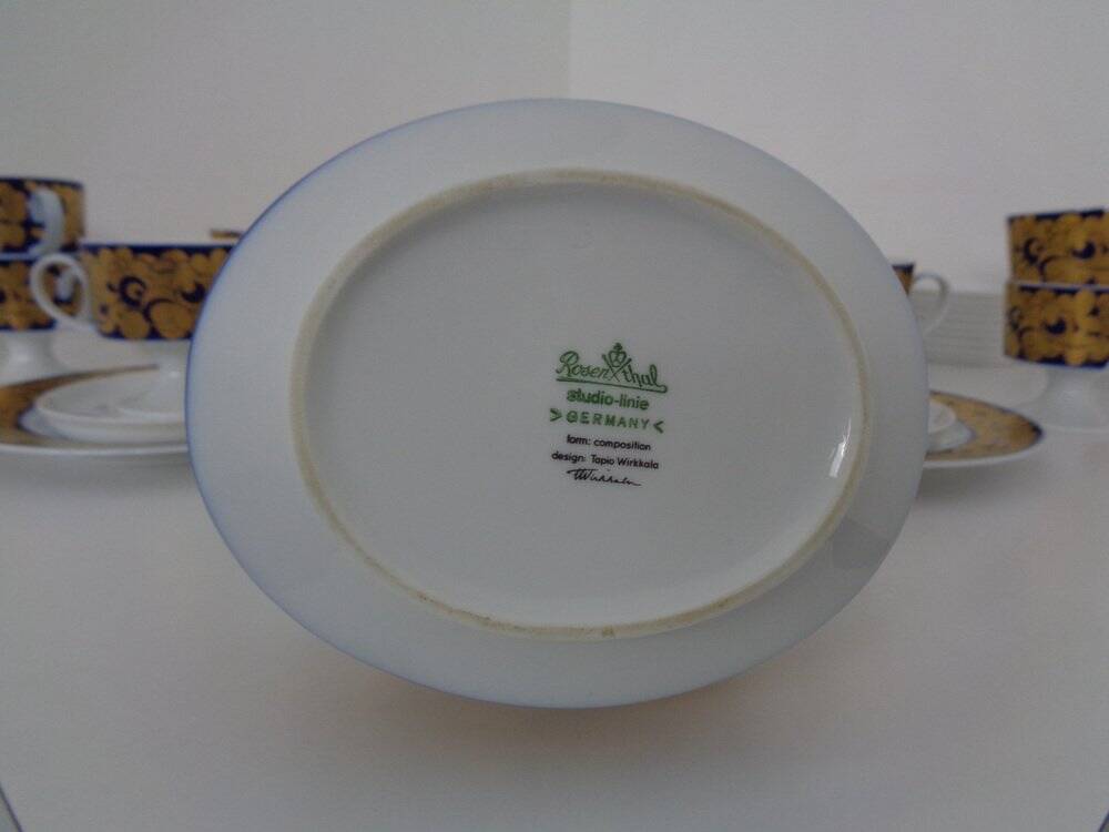 Coffee service for 12 people by Tapio Wirkkala for Rosenthal, 1960s, set of 42.