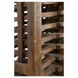 Solid wood filing cabinet
