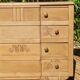Solid wood chest of drawers - renovated - unique piece
