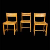 Trio de chaises André Sornay