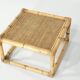 Bamboo & rattan coffee table, Italy 1960s.