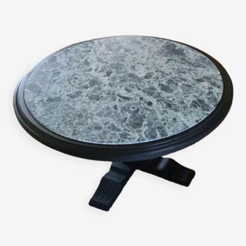 Renovated green marble coffee table
