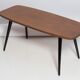 Vintage coffee table made of European beech wood, 1960s.