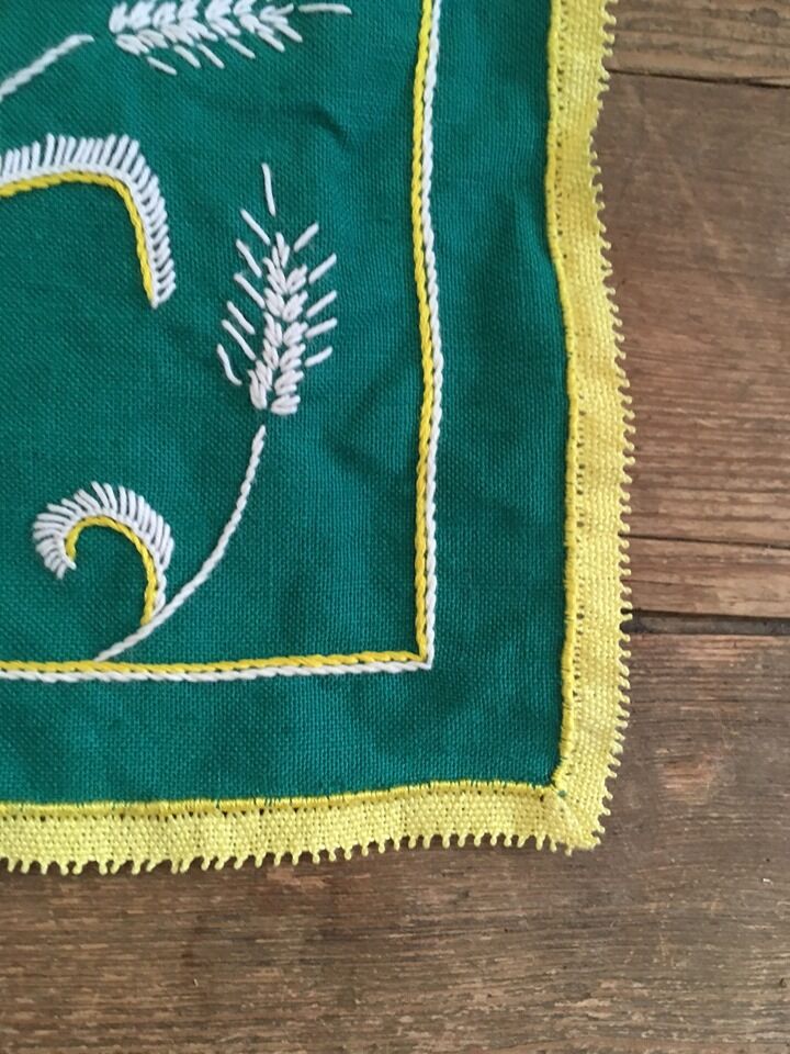 Ancient embroidered fabric