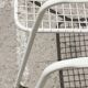Pair of Emu Rio garden chairs in wire, Italy 1970s