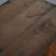 Primitive French shelf from the early 20th century in patinated oak, Wabi Sabi, 1920s.