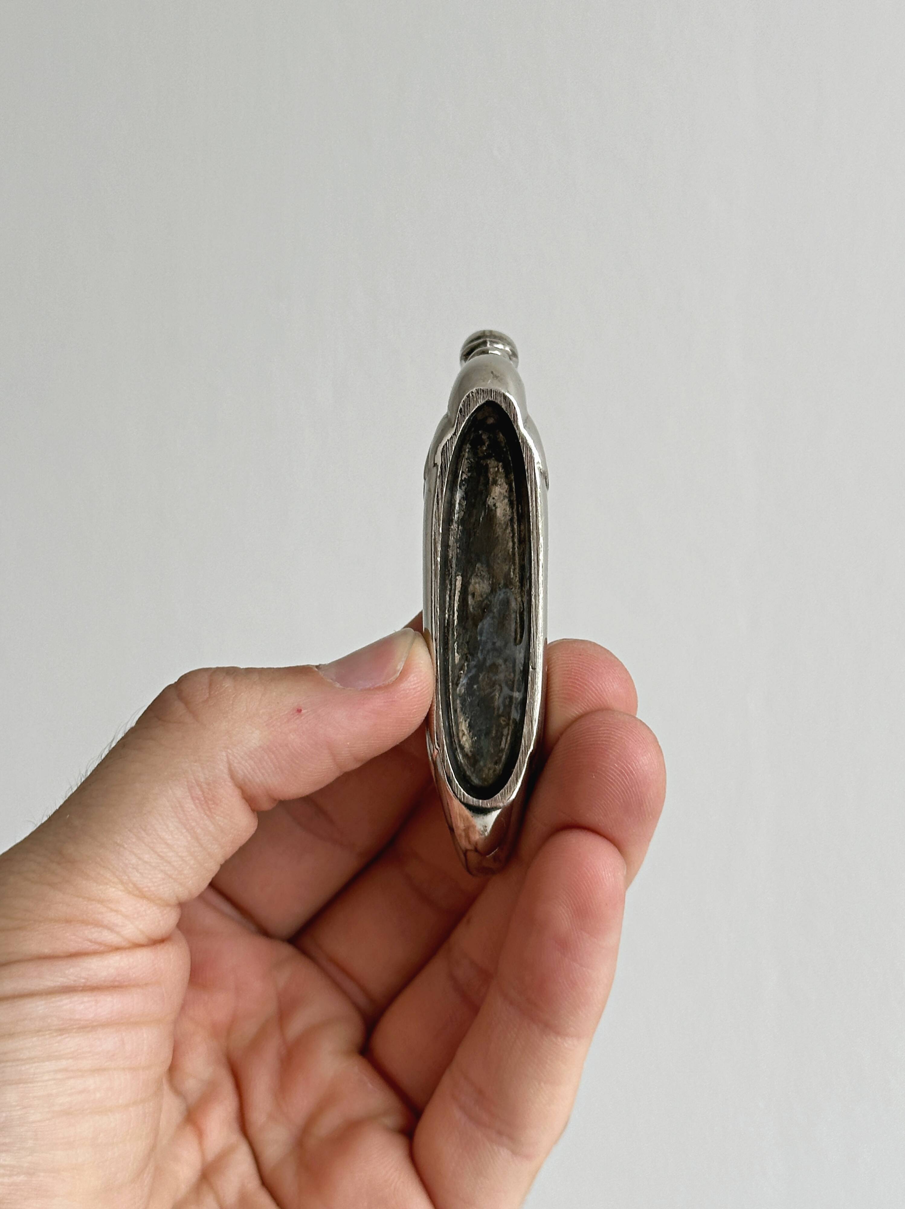 Set of 5 silver-plated swan knife rests