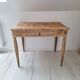 Desk / Side table / Art Deco console in solid wood from the 1930s-1940s
